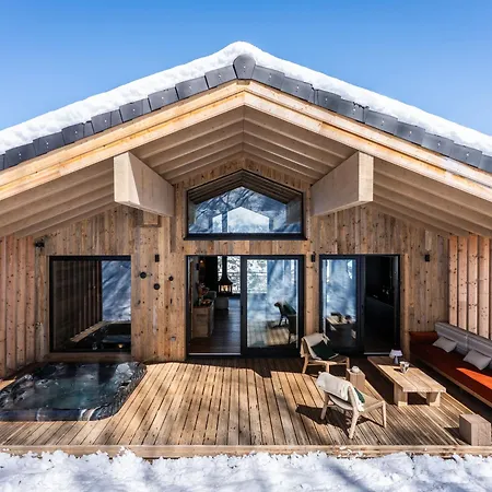 De Luxe à Avec Spa, Accès Direct Aux Pistes - Fr-1-755-23 Chalet La Plagne
